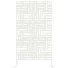 vidaXL &Eacute;cran de confidentialit&eacute; Blanc 100 x 50 x 180 cm Acier