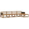 vidaXL Ensemble de canap&eacute;s d'ext&eacute;rieur 5 pc Naturel
