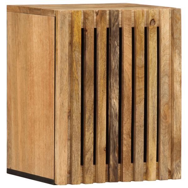 vidaXL Armoire murale de salle de bain 38x34x48cm manguier massif brut