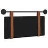 vidaXL T&ecirc;te de lit suspendue Marron fonc&eacute; 90 x 55 x 5 cm PU antique