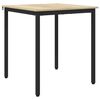 vidaXL Table de salle &agrave; manger / Table de repas 70 x 70 x 75 cm Carr&eacute;