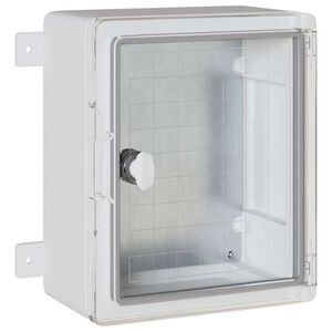 vidaXL Armoire de contr&ocirc;le Gris 32 x 13 x 30 cm Plastic ABS