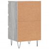 vidaXL Buffet sonoma gris 40x35x70 cm bois d'ing&eacute;nierie