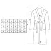 vidaXL Peignoir unisexe Terry 100 % Coton Anthracite M
