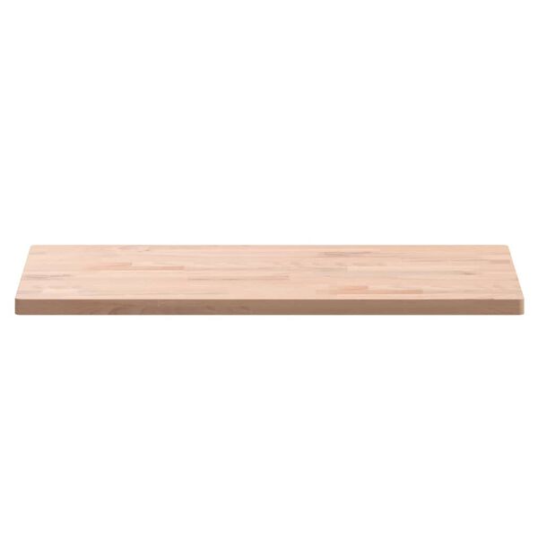 vidaXL Comptoir de salle de bain 80x40x2,5 cm bois massif de hêtre