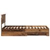 vidaXL Cadre de lit Bois ancien 90 x 200 cm Bois d'ing&eacute;nierie