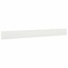 vidaXL Bordures de pelouse 10 pcs blanc 10x103 cm acier laminé à froid