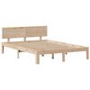 vidaXL Lit biblioth&egrave;que sans matelas 120x190 cm bois de pin massif