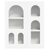 vidaXL Armoire suspendue Blanc 59 x 20 x 71,5 cm Bois d'ing&eacute;nierie
