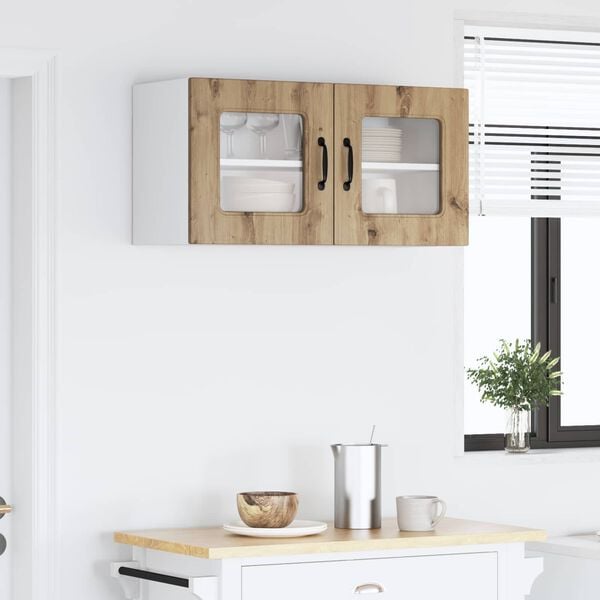 vidaXL Armoire de cuisine Kalmar Ch&ecirc;ne artisanal 80 x 31 x 40 cm