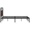 vidaXL Cadre de lit sans matelas 160x200 cm ch&ecirc;ne marron