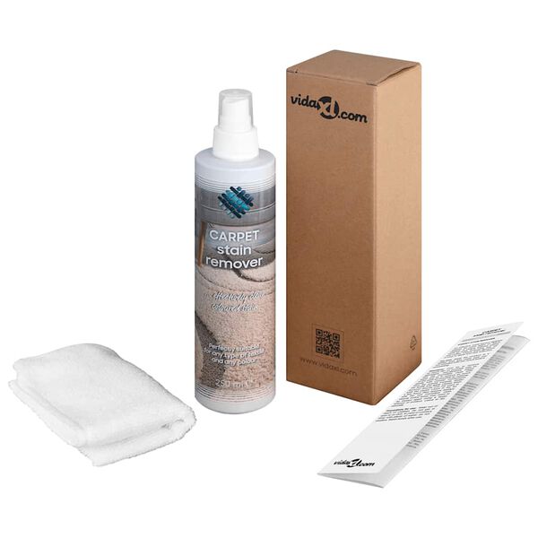 vidaXL D&eacute;tachant pour textil&egrave;ne/Nettoyant pour tapis 250 ml