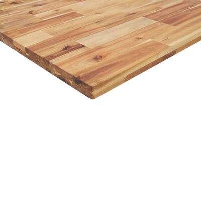 vidaXL Dessus de table 80x20x4 cm rectangulaire bois massif d'acacia