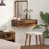 vidaXL Table de Toilette Marron 60 x 40 x 70 cm Bois d'ing&eacute;nierie