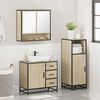 vidaXL Ensemble de meubles de salle de bain 3 pcs chêne sonoma