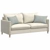 vidaXL Coussins de canap&eacute; 2 pcs Gris clair 60 x 40 cm