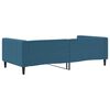 vidaXL Lit de repos sans matelas bleu 100x200 cm velours