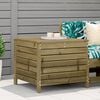 vidaXL Repose-pied de jardin 62x63,5x53,5 cm bois de pin impr&eacute;gn&eacute;