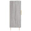 vidaXL Buffet sonoma gris 69,5x34x90 cm bois d'ing&eacute;nierie