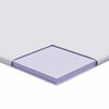 vidaXL Surmatelas Blanc 160 x 200 cm Tissu Jacquard