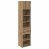 vidaXL Haut Armoire Montage mural Ch&ecirc;ne artisanal 50 x 42,5 x 225 cm