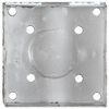 vidaXL Piquets au sol 2 pcs argent&eacute; 14x14x58 cm acier galvanis&eacute;