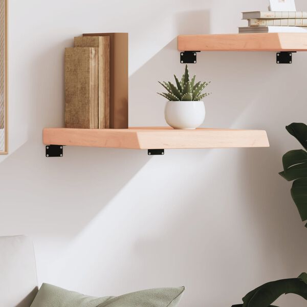 vidaXL &Eacute;tag&egrave;re murale 40x60x(2-6) cm bois de ch&ecirc;ne massif non trait&eacute;