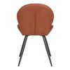 LABEL51 Chaises &agrave; manger lot de 2 Sil 51x64x87 cm cognac