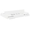 vidaXL Cadre de lit avec rangement avec t&ecirc;te de lit Blanc 120 x 190 cm