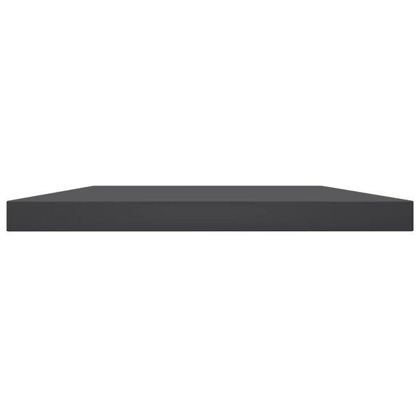 vidaXL Panneaux de biblioth&egrave;que 4 pcs Gris 40x20x1,5 cm Agglom&eacute;r&eacute;