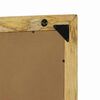 vidaXL Miroir de salle de bain Marron Bois de mangue massif