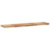 vidaXL &Eacute;tag&egrave;res flottantes 2 pcs 160x30x4 cm acacia massif &agrave; l'huile