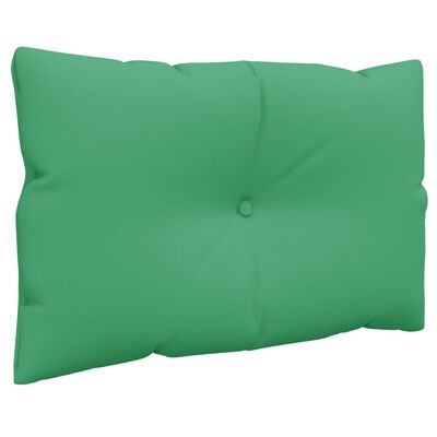 vidaXL Coussins de palette lot de 3 vert tissu