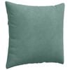 vidaXL Coussins de canap&eacute; 2 pcs Vert Mer 50 x 50 cm