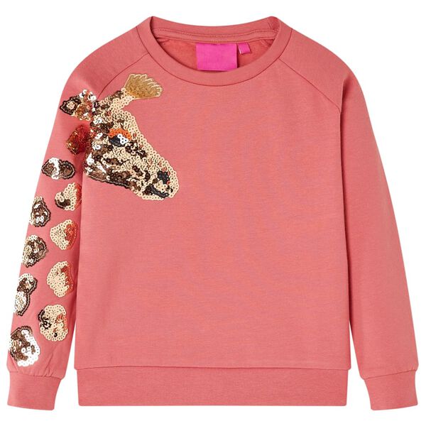 Sweatshirt pour enfants rose ancien 128