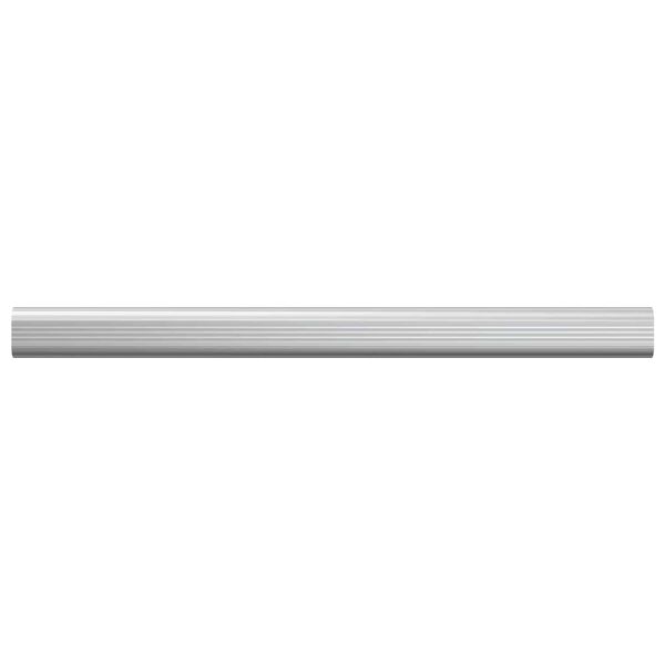 vidaXL Tige de placard 2 pcs Argent&eacute; 764 x 15 x 29 mm