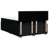 vidaXL Sommier &agrave; lattes de lit avec matelas Noir 160x200 cm Tissu