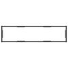 vidaXL Table console Transparent 140x35x75 cm Verre tremp&eacute;