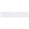 vidaXL &Eacute;tag&egrave;re Murale 4 pcs Marbre blanc 120 x 23,5 x 4 cm