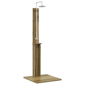 vidaXL Douche d'ext&eacute;rieur 206 cm Naturel