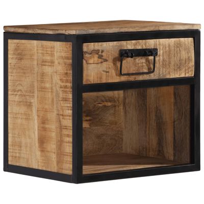 vidaXL Table de chevet 40x35x40 cm bois de manguier massif