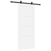 vidaXL Porte coulissante ORKDAL Blanc 86 x 198,5 cm Pin massif