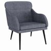 vidaXL Fauteuil Gris fonc&eacute; 63x76x80 cm Velours