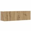vidaXL Meubles TV muraux 3 pcs ch&ecirc;ne artisanal 100x30x30 cm