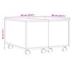 vidaXL Table basse vieux bois 60x60x38 cm bois d'ing&eacute;nierie