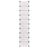 vidaXL Armoire &agrave; chaussures avec 10 compartiments Blanc
