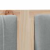 vidaXL T&ecirc;te de lit capitonn&eacute;e Marron 200 cm Pin massif