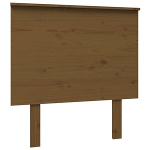 vidaXL T&ecirc;te de lit Marron miel 79x6x82,5 cm Bois massif de pin