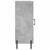 vidaXL Buffet Gris b&eacute;ton 34,5x34x90 cm Bois d'ing&eacute;nierie