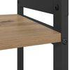 vidaXL &Eacute;tag&egrave;re Ch&ecirc;ne artisanal 80 x 30 x 85 cm Bois d'ing&eacute;nierie